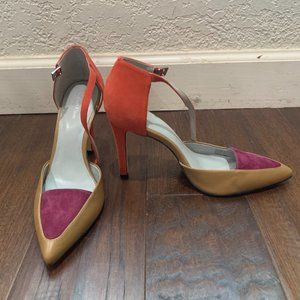 "Camille" Calvin Klein Colorblock Heel; Sz 8